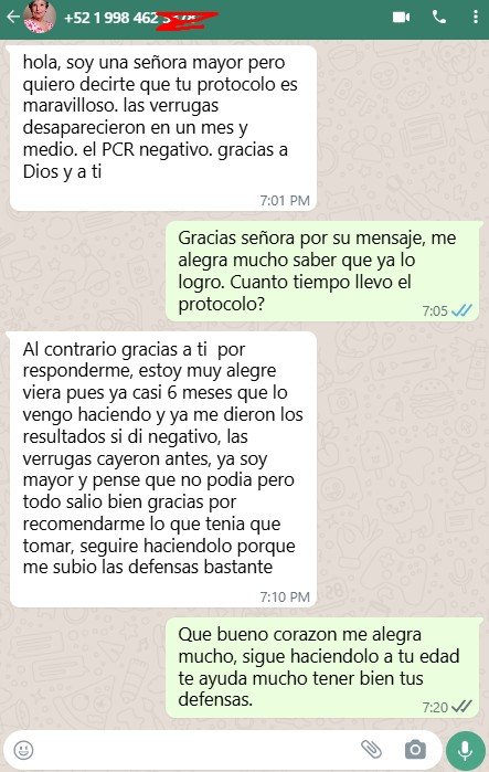 Captura de WhatsApp: una lectora cuenta su experiencia con los protocolos y un resultado negativo